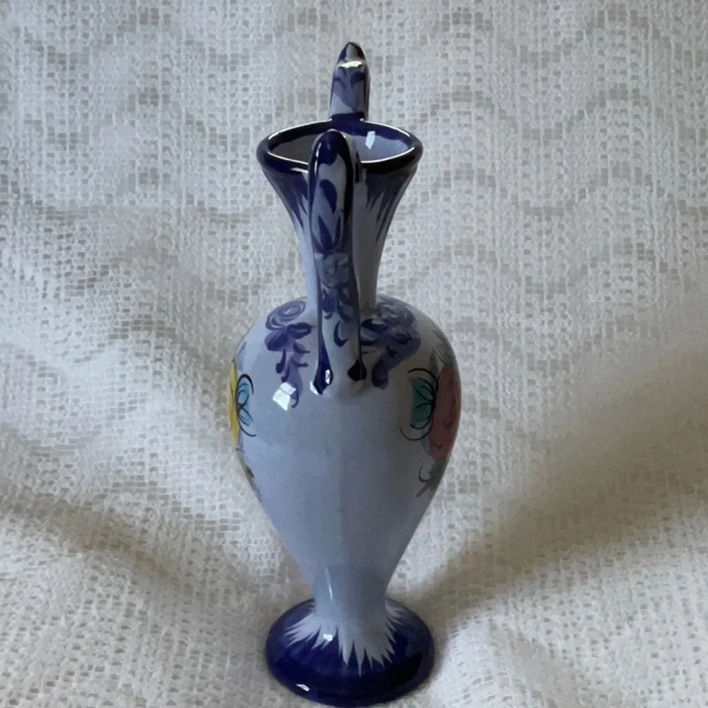 Vintage Hand Painted Vestal Portuguese Bud Vase - Picture 12 of 16